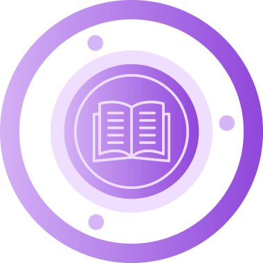 kitap simgesi vektör illüstrasyonu