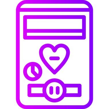 kart simge vektör çizim