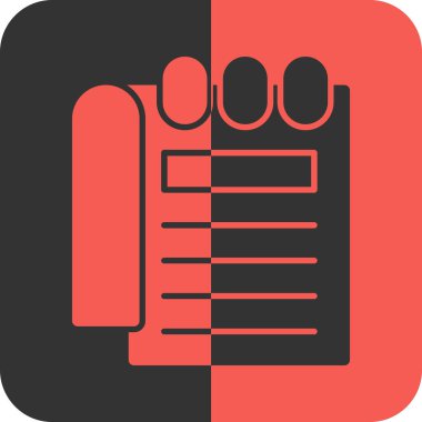 Belge simgesi soyut bir grupta izole edildi