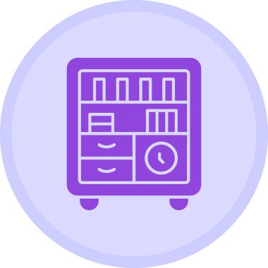 Mutfak fırını. Web simgesi basit illüstrasyon