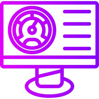 Seo simgesinin vektör illüstrasyonu