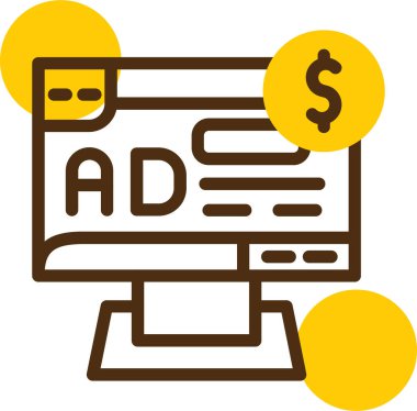 Pazarlama reklam tanıtım simgesi