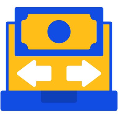 yazıcı web vektörü, basit simge illüstrasyonu