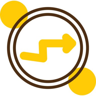 Yol işaretinin vektör illüstrasyonu