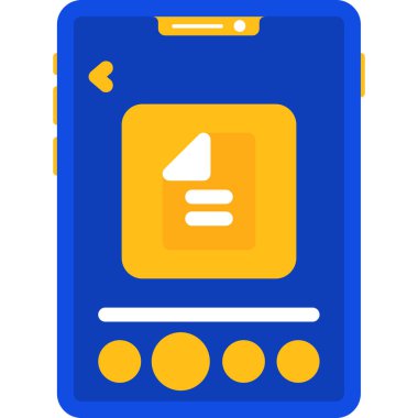 elektronik aygıt simgesi. Basit resimleme