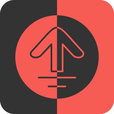 Tek izole edilmiş simgenin vektör illüstrasyonu.