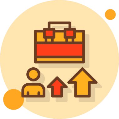 Çantalı bir çantanın vektör çizimi