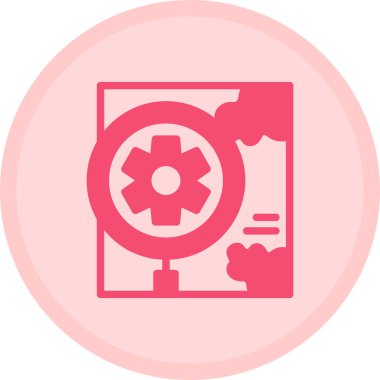 seo modern simgesinin vektör illüstrasyonu