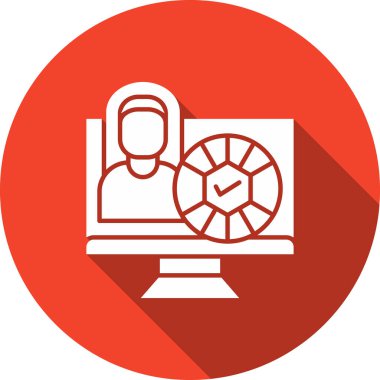 seo modern simgesinin vektör illüstrasyonu