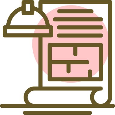 Bir kahve makinesinin vektör çizimi