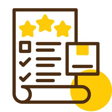 derecelendirme geribildirim renk çizgisi simgesi