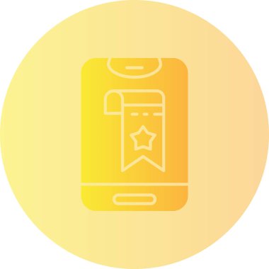 Modern simgenin vektör illüstrasyonu