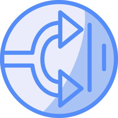 Ok. Web simgesi basit illüstrasyon