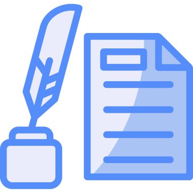 kağıt simgesi vektör illüstrasyonu