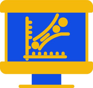 Bilimin basit ve minimalist vektör simgesi