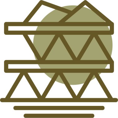 Bir ev simgesinin vektör illüstrasyonu