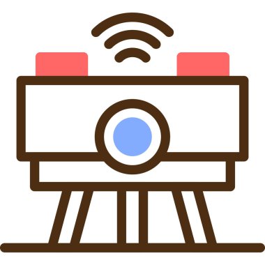 Kamera. Web simgesi basit illüstrasyon