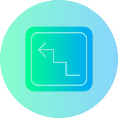 yön ikonu vektör illüstrasyonu