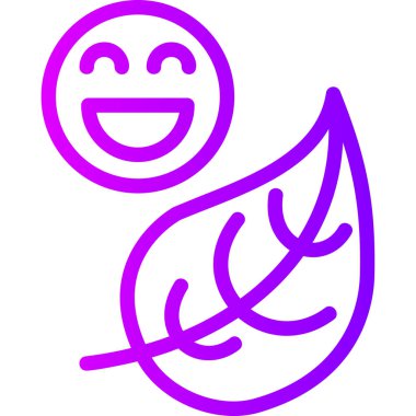 Mutlu ikon vektör illüstrasyonu