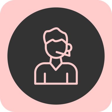 Maskeli bir adamın vektör çizimi