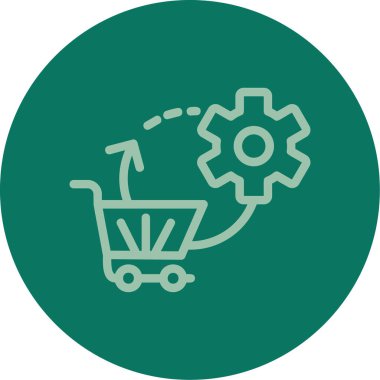 Alışveriş arabası. Basit tasarım