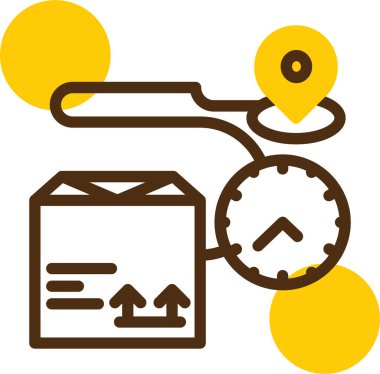 servis simgesi, taslak biçimi, vektör illüstrasyonu