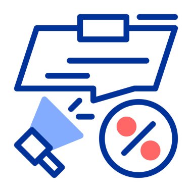 Veri analiz simgesi, vektör illüstrasyonu