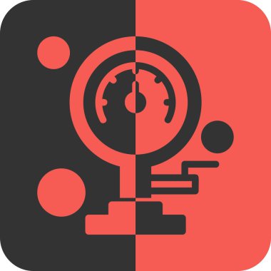 Modern b 'nin vektör illüstrasyonunda teleskop simgesi yok