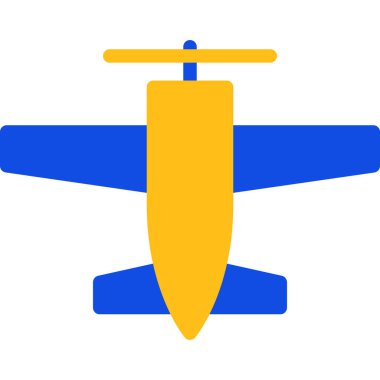 Uçak. Web simgesi basit illüstrasyon