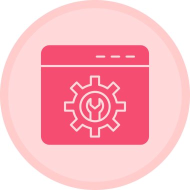 Ayarlama. Web simgesi basit illüstrasyon