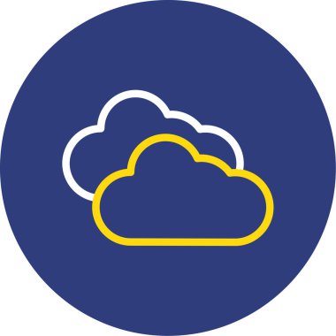 bulutsimgesi soyut arkaplan n 'de izole