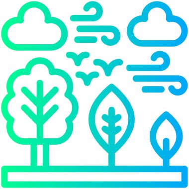 Doğa ekoloji çevre simgesi