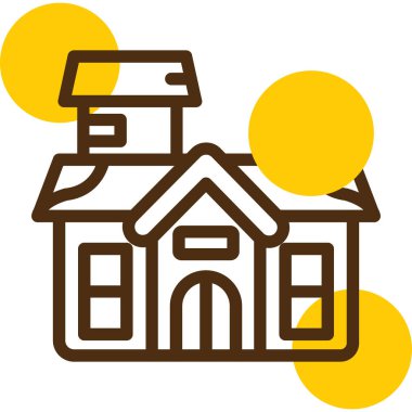 Ev simgesi vektör illüstrasyonu