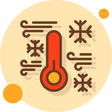 soğuk termometre simgesi