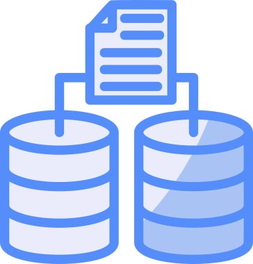 veritabanı sunucu simgesi ana hat biçiminde