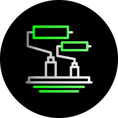 vektör sunucu illüstrasyonu