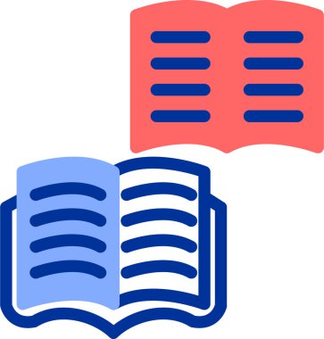 kitap web vektör illüstrasyonu