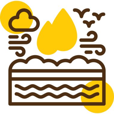 Fırın ekmeği tatlı ikonu