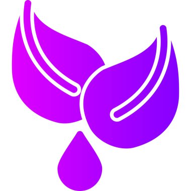 Bir yaprağın vektör illüstrasyonu