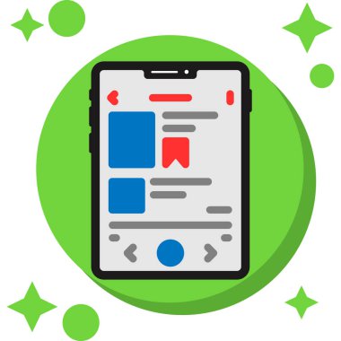 mobil pazarlama reklam simgesi