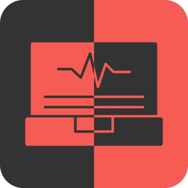 tıbbi rapor vektör simgesi