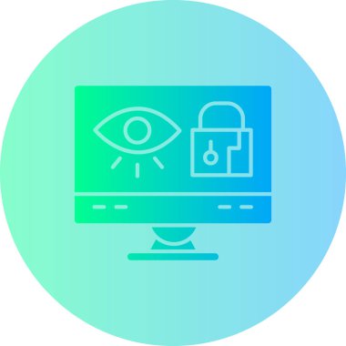 Göz simgesi, vektör illüstrasyon tasarımı