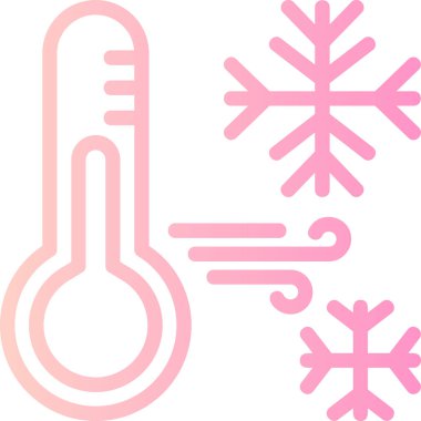 Termometre. Web simgesi basit illüstrasyon