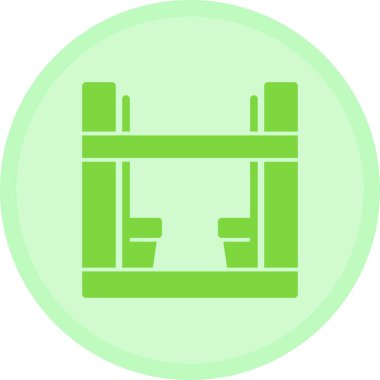 Bir b eksikliği simgesinin vektör çizimi