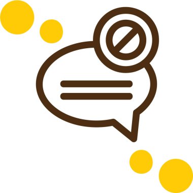 Konuş. Web simgesi basit illüstrasyon