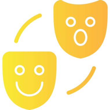 Gülümse ikon vektör illüstrasyonu