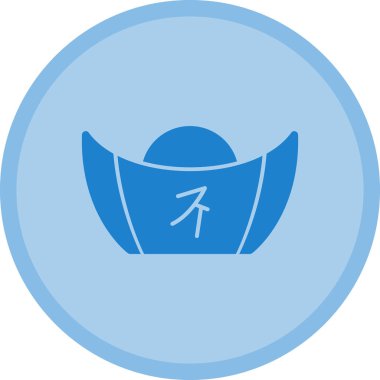 Düz stil Çin burcu simgesi