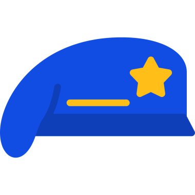 polis başlığı web simgesi basit tasarım