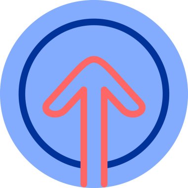 Ok. Web simgesi basit illüstrasyon