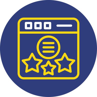 Modern bir simgenin vektör illüstrasyonu